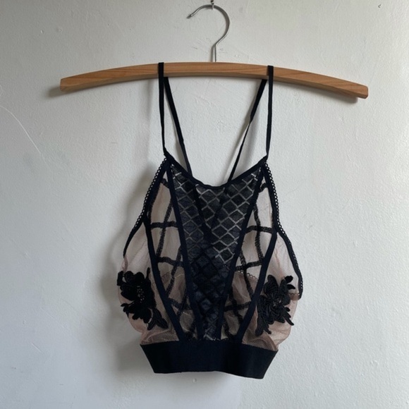 For Love & Lemons | Skivvies Delilah halter bra top - Picture 4 of 12